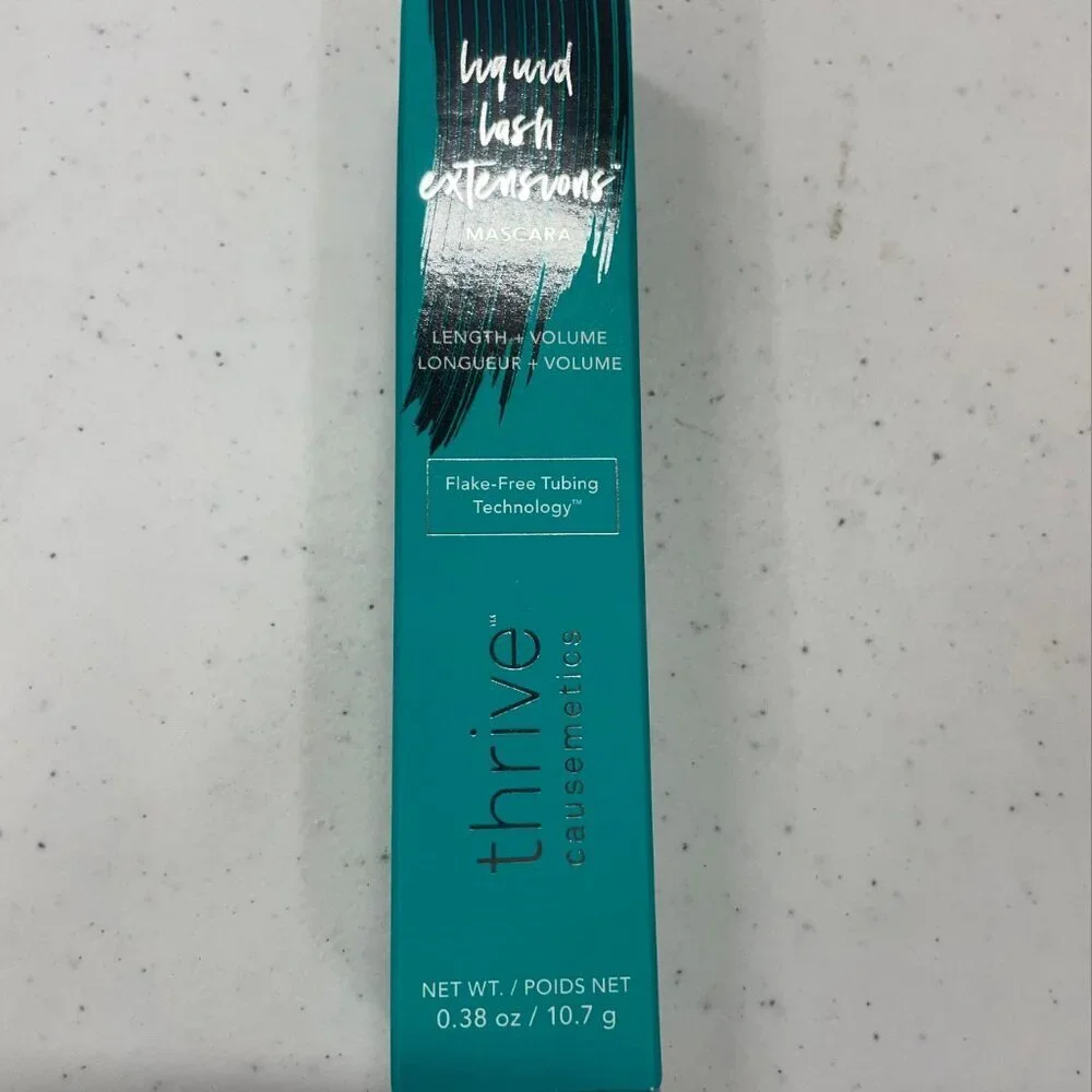 NIB Thrive Causemetics Liquid Lash Extensions Tubing Mascara 0.38 oz